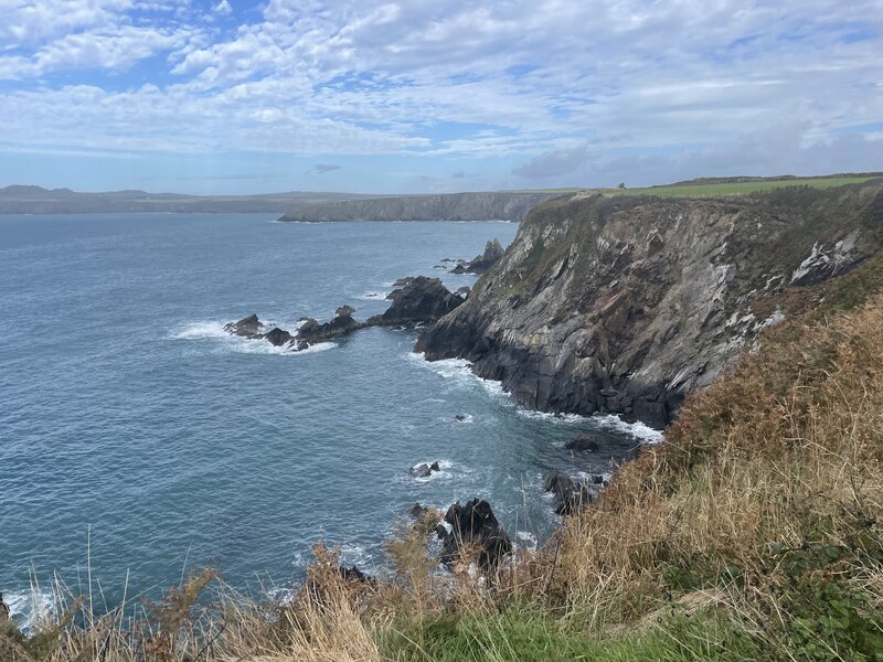 Aber Yw and the coastline towards Aber... © Simon Mortimer cc-by-sa/2.0 ...