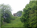 Glimpse of Loughor Castle from the Wales Coast Path