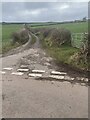 Road junction to Penlan Farm