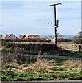 Line spur pole, Newton Hill, Morton, South Gloucestershire