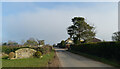 The road leading into Brearton