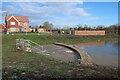 Attenuation pond, Capstone Fields