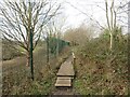 TQ1863 : Public footpath, Chessington by Malc McDonald