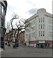 Low Pavement seen from Albert Street, Nottingham