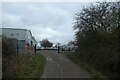 Gate to Monckton Road Industrial Estate