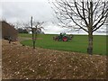 Tractor by Upper Norton Farm