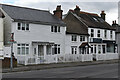 Clapboard cottages at Farnborough