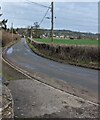 Bishton Road towards the centre of Llanwern