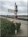 Old Direction Sign - Signpost by the B3301, The Causeway, Hayle