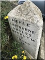 Old Milestone by the B3301, in front of Cornish Arms PH, Hayle (West face)