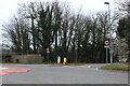 Roundabout at the end of Stoughton Road, Oadby