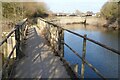 Footbridge beside the River Severn