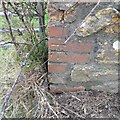 Cut Mark: Rhossili, B4247, Gatepost