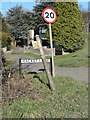 Direction Sign - Signpost on the A38 in Milbury Heath