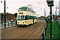 SD3347 : Blackpool tram no. 716 at Fisherman's Walk tram stop, Fleetwood, Lancs by P L Chadwick