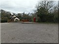 Phone box and house