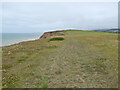 SZ4381 : Coastal footpath BS16 towards Nodes by Robin Webster