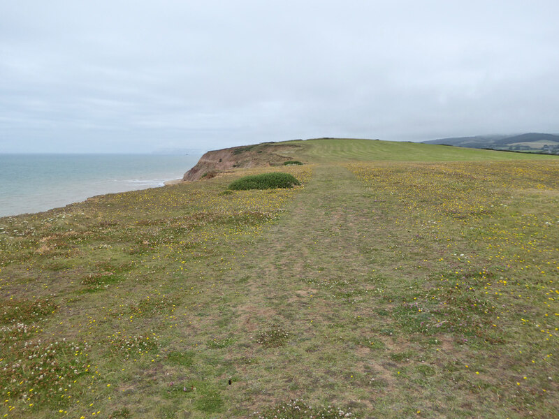 Coastal footpath BS16 towards Nodes © Robin Webster cc-by-sa/2.0 ...