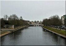 SE5952 : York: River Ouse view from Scarborough Bridge by Neil Theasby