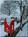 Netheroyd Hill Postbox in the snow