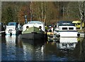 Boats moored at Bowling