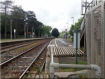 SN3610 : Platform 1, Ferryside Station by Eirian Evans