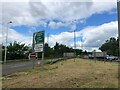 A40 at Pensarn roundabout