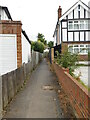 Alleyway between The Lawns and Oxhey Lane