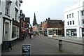 Pedestrianised section of Tamworth Street