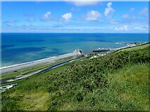 SN5780 : Aberystwyth Harbour from Pendinas by Eirian Evans