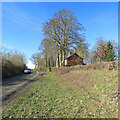 Silverley: cottage and copse