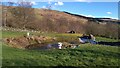 Unusual garden pond at Archbank