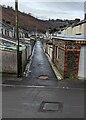 West along a back lane, Llanhilleth