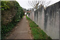 Path leading to Brunel Avenue, Watcombe, Torbay