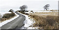 Road crossing ridge south of Cloudy Crags