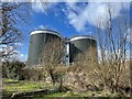 Largest tanks of the sewage works outside Allscott