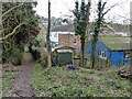 Caterham Valley footpath 29 descending from A22