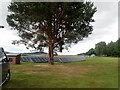 Solar panels at Bunchrew Campsite