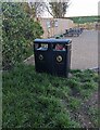 Two litter bins, St Brides Wentlooge