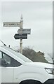 Old Direction Sign - Signpost by the B3297, Buller Hill, Stithians