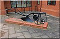 Plough in front of Clubhouse, Ombersley Golf Club, near Ombersley, Worcs