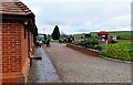 Path by Ombersley Golf Course Clubhouse to Driving Range, near Ombersley, Worcs