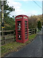 K6 telephone box near Bryn Vyrnwy