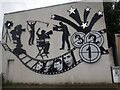 Mural at Borehamwood