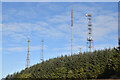 Radio and TV masts on Corehill