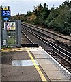 Western end of platform 1, Portchester station