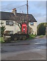 Former red phonebox, Tram Lane, Llanfrechfa