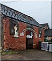 Ancient Roman depictions on a Caerwent wall