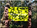 Wildmoor Heath Nature Reserve sign