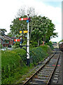 Railway Semaphore signals at Bewdley in Worcestershire